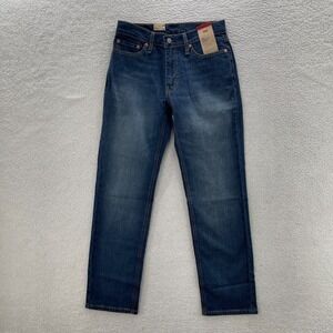 Levis 541 Jeans Mens 30x32 Blue Athletic Tapered Dark Wash Stretch Denim Preppy